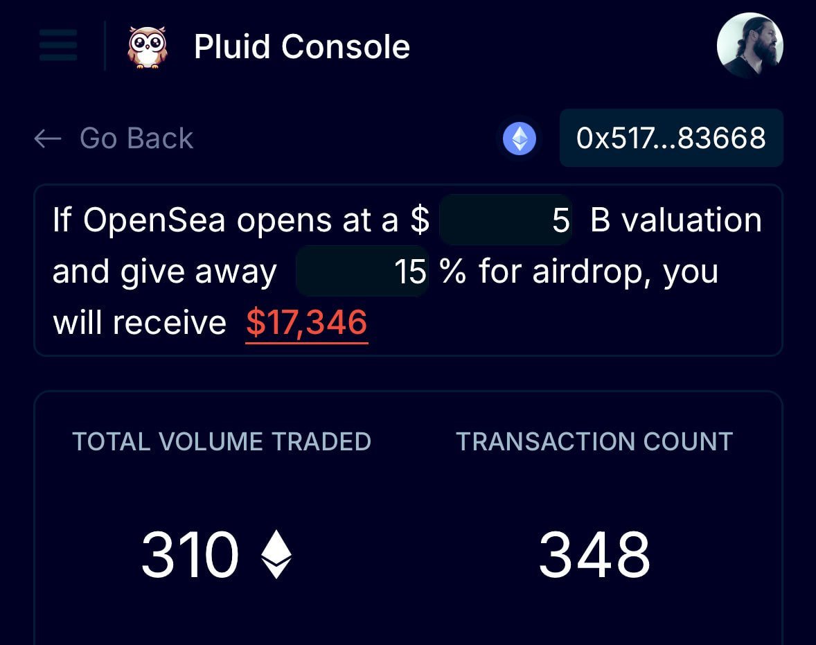 Cryptoverrse's tweet photo. BY👉@Opensea
$TRUMP $ME #NFT #Airdrop #OPENSEA $SEA #memecoin #Web3 #CryptoNews #Crypto

⚡️OPENSEA NFT VALUE CHECKER NOW LIVE!

Last but not least... an OpenSea airdrop calculator  👀👇
https://t.co/J8k0M6XTWS

- Total volume traded, transaction count, spent and revenue
- Most expensive NFT bought & sold
- First and latest trade
- Top traded collections
- Double volume graph
- Mobile support