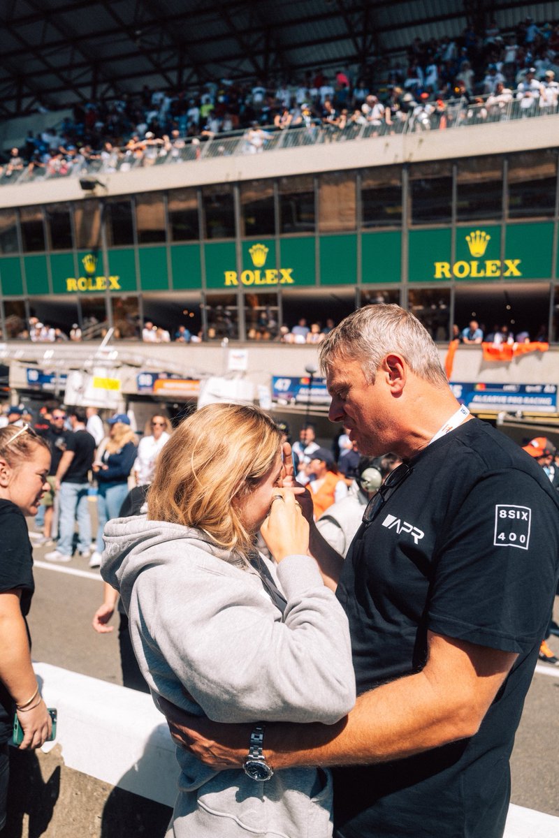 SophiaFloersch's tweet photo. days🚀 Just a few left! Sitting on the sidelines as a reserve driver is tough, but come Sunday’s Test Day, I’ll finally be in the APR LMP2. Huge thanks to the best team bosses, Stewart & Sam Cox—honesty and hard work always pay off! I’m fit, fired up, and giving it 110% 🔥🏁 #Sophia #Racegirl #Unscripted #RacingLife #LeMans24 #LMP2 @APRacingTeam