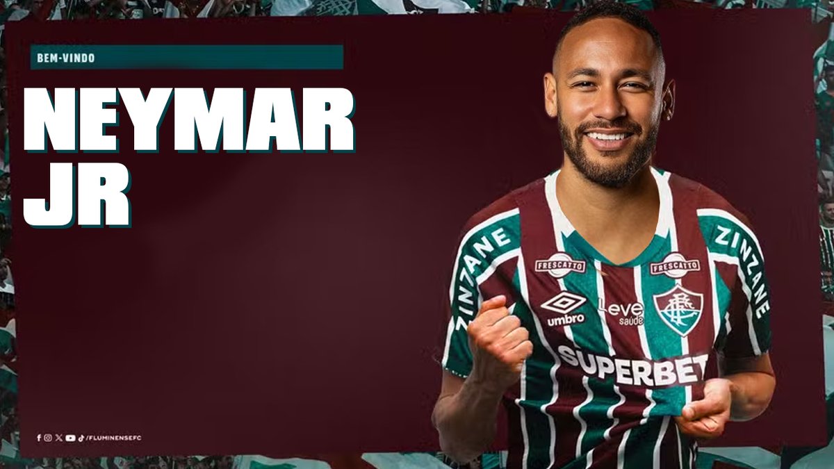 Pro_Flash_'s tweet image. Neymar Jr. agora veste as três cores que traduzem tradição! É do Fluminense!
Um dos maiores nomes do futebol mundial chega para honrar a camisa tricolor.

Bem vindo ao #TimeDeGuerreiros, 
@neymarjr 

Seguimos juntos até dezembro de 2025! Um novo capítulo começa. ❤️💚🤍