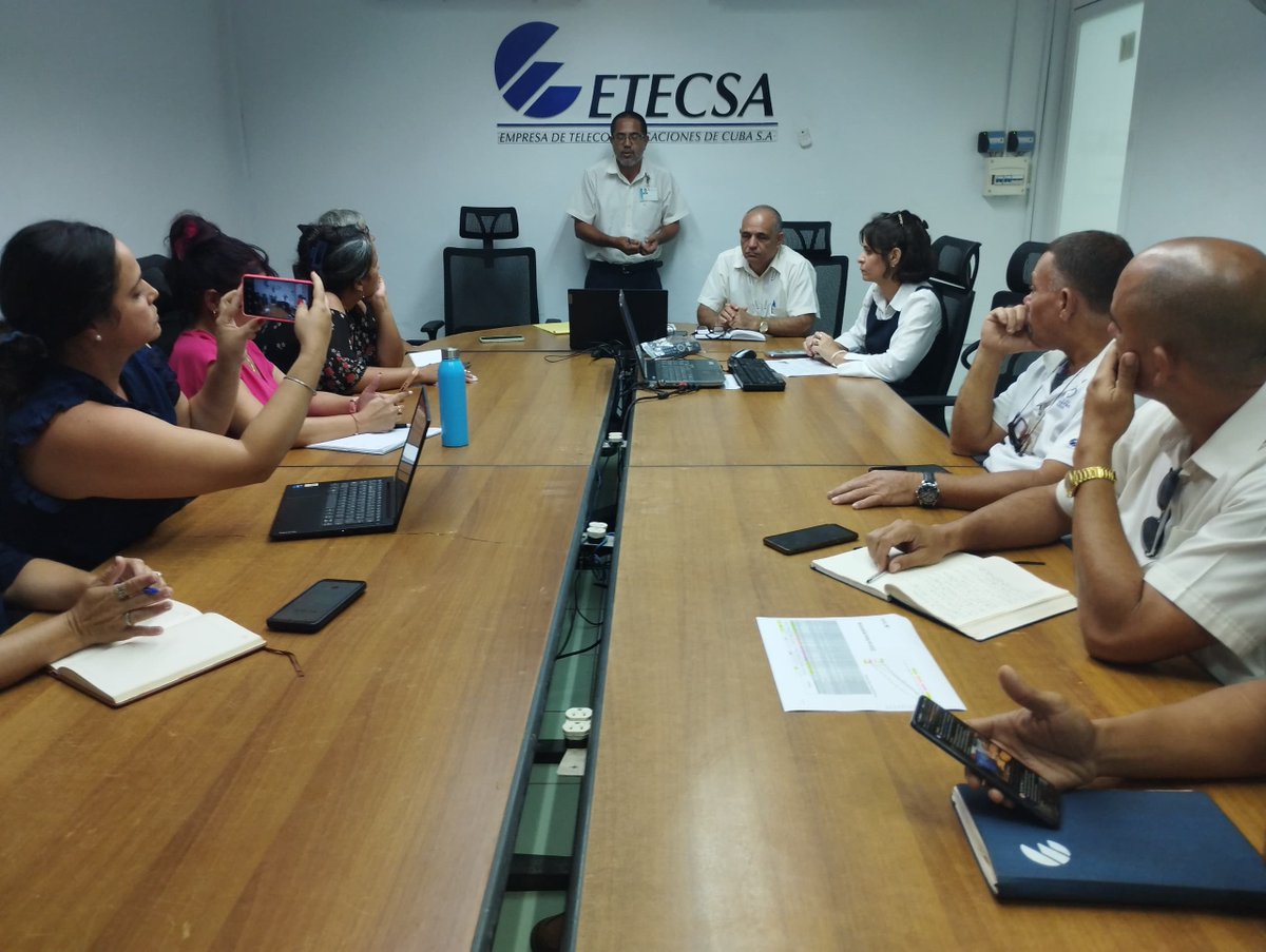 Hoy compartimos con los principales medios de comunicación de la provincia #Artemisa como aliados para aclarar dudas e inquietudes de la población. #EtecsaConCuba