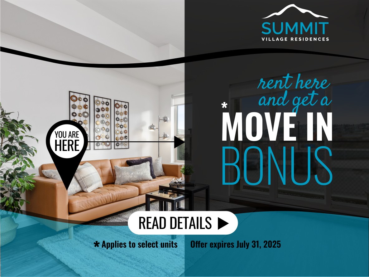Our Kamloops apartments are renting fast. Act now and you could qualify for a move-in bonus: bit.ly/4dvEm0Q.