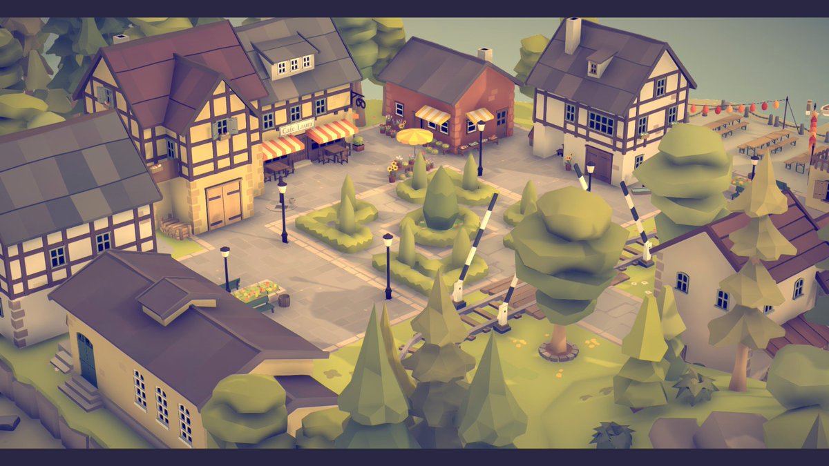 smallbutspacey's tweet image. Putting the finishing touches on my first Islands &amp;amp; Trains project! Love all the little details, especially the gardens and critters.  🌾🐑

Video tour coming tomorrow!
@Just_Game_Dev