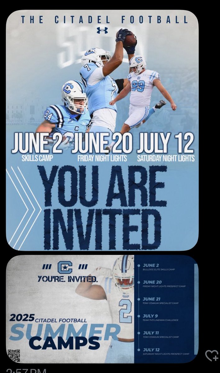 Thank you <a href="/CoachRAPinilla/">TweetMasterP</a> for the invite to camp! Appreciate it!