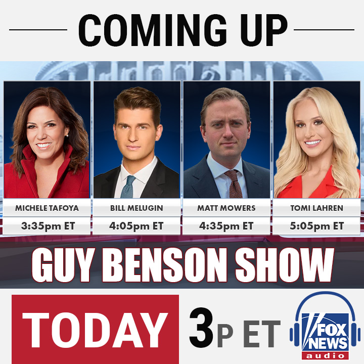 The Guy Benson Show (@guybensonshow) on Twitter photo FLASHBACK: Remember when the media dragged Trump for walking down a ramp slowly? Seems interesting now that Tapper is admitting Biden's decline...
We'll look at that + MORE w/ <a href="/Michele_Tafoya/">Michele Tafoya</a>, <a href="/mowers/">Matt Mowers</a>, <a href="/BillMelugin_/">Bill Melugin</a>, + <a href="/TomiLahren/">Tomi Lahren</a>. 🎧 live at GuyBensonShow.com! FLASHBACK: Remember when the media dragged Trump for walking down a ramp slowly? Seems interesting now that Tapper is admitting Biden's decline...
We'll look at that + MORE w/ <a href="/Michele_Tafoya/">Michele Tafoya</a>, <a href="/mowers/">Matt Mowers</a>, <a href="/BillMelugin_/">Bill Melugin</a>, + <a href="/TomiLahren/">Tomi Lahren</a>. 🎧 live at GuyBensonShow.com!