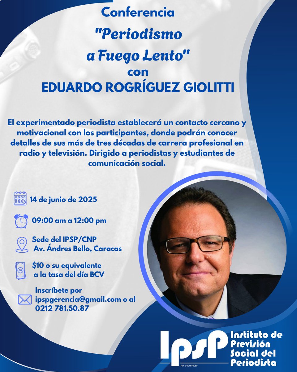 ¡𝙀𝙨𝙩𝙤 𝙩𝙚 𝙫𝙖 𝙖 𝙚𝙣𝙘𝙖𝙣𝙩𝙖𝙧 𝙩𝙖𝙣𝙩𝙤 𝙘𝙤𝙢𝙤 𝙖 𝙣𝙤𝙨𝙤𝙩𝙧𝙤𝙨! 🎉 

No puedes perderte lo que será una magnífica conferencia a cargo de <a href="/Edurodriguezg/">Eduardo Rodriguez G.</a> el sábado 14 de junio 👇