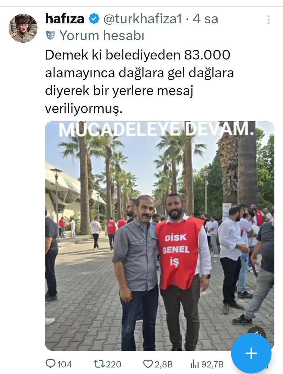İzmir BBdeki grev, CHP seçmeninin kendi yönetimlerindeki belediyelerin siyasal alevici/PKKlılarla doldurulduğunun farkına varmasına yaradı.
Süleyman Soylu'nun "İBBde terörle bağlantılı kişiler işe alınmış" sözüne iftira diyenler bugün aynısını İzmir BB işçileri için söylüyor.
