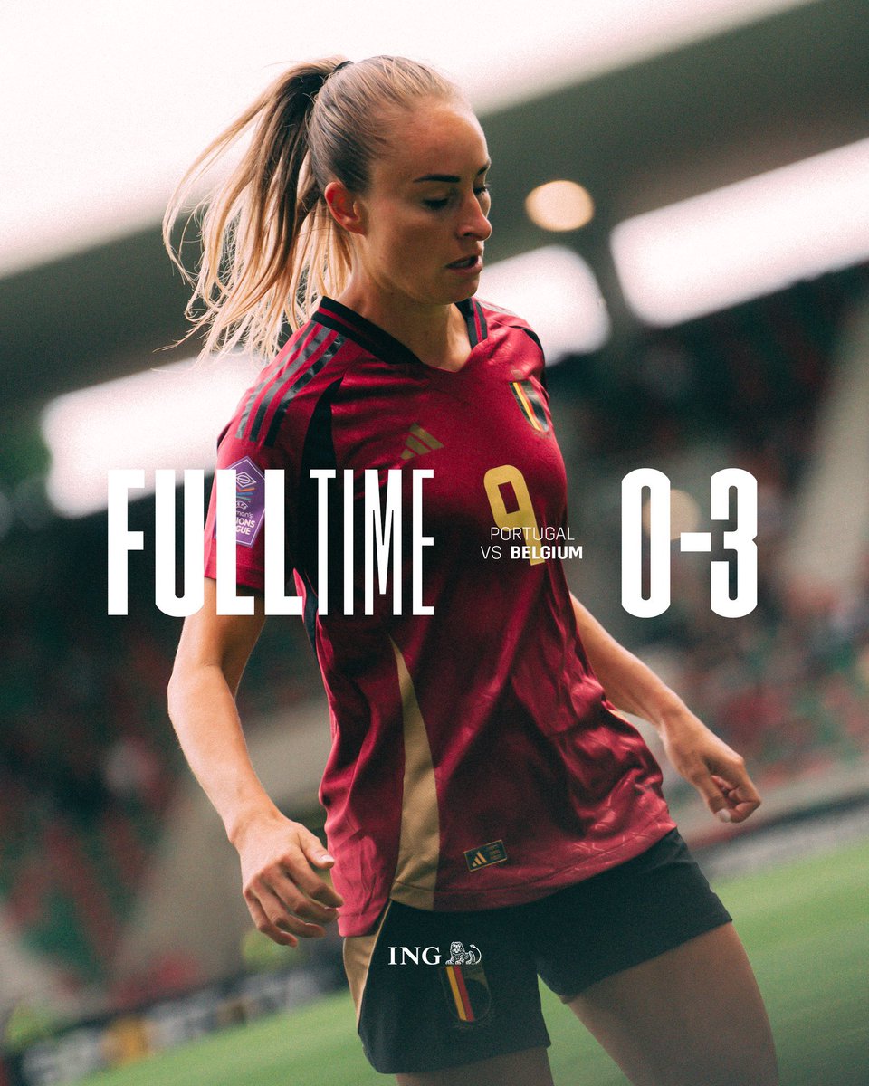 🇧🇪👱‍♀️ | Tout comme les Diables Rouges quelques mois auparavant, les Red Flames iront en barrages afin de se maintenir en Ligue A de Nations League

❌ 2-3 vs Espagne 🇪🇸 
❌ 0-1 vs Portugal 🇵🇹 
❌ 0-5 vs Angleterre 🏴󠁧󠁢󠁥󠁮󠁧󠁿 
✅ 3-2 vs 🏴󠁧󠁢󠁥󠁮󠁧󠁿 
❌ 1-5 vs 🇪🇸
✅ 3-0 vs 🇵🇹 

(<a href="/BelRedFlames/">Belgian Red Flames</a>)