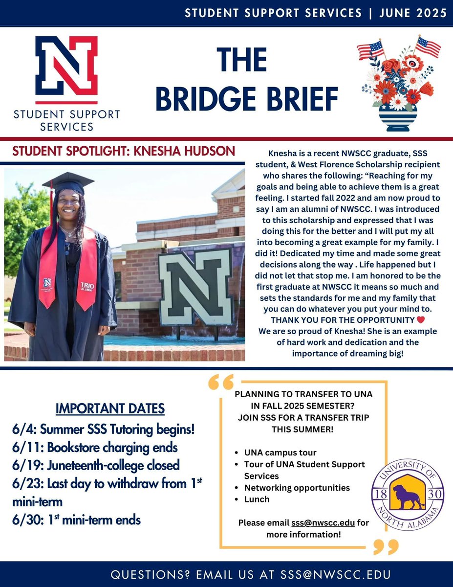 NWSCCSSS's tweet photo. Check out our June 2025 Newsletter! See our student spotlight and check for summer updates. https://t.co/ck5E47eO5l