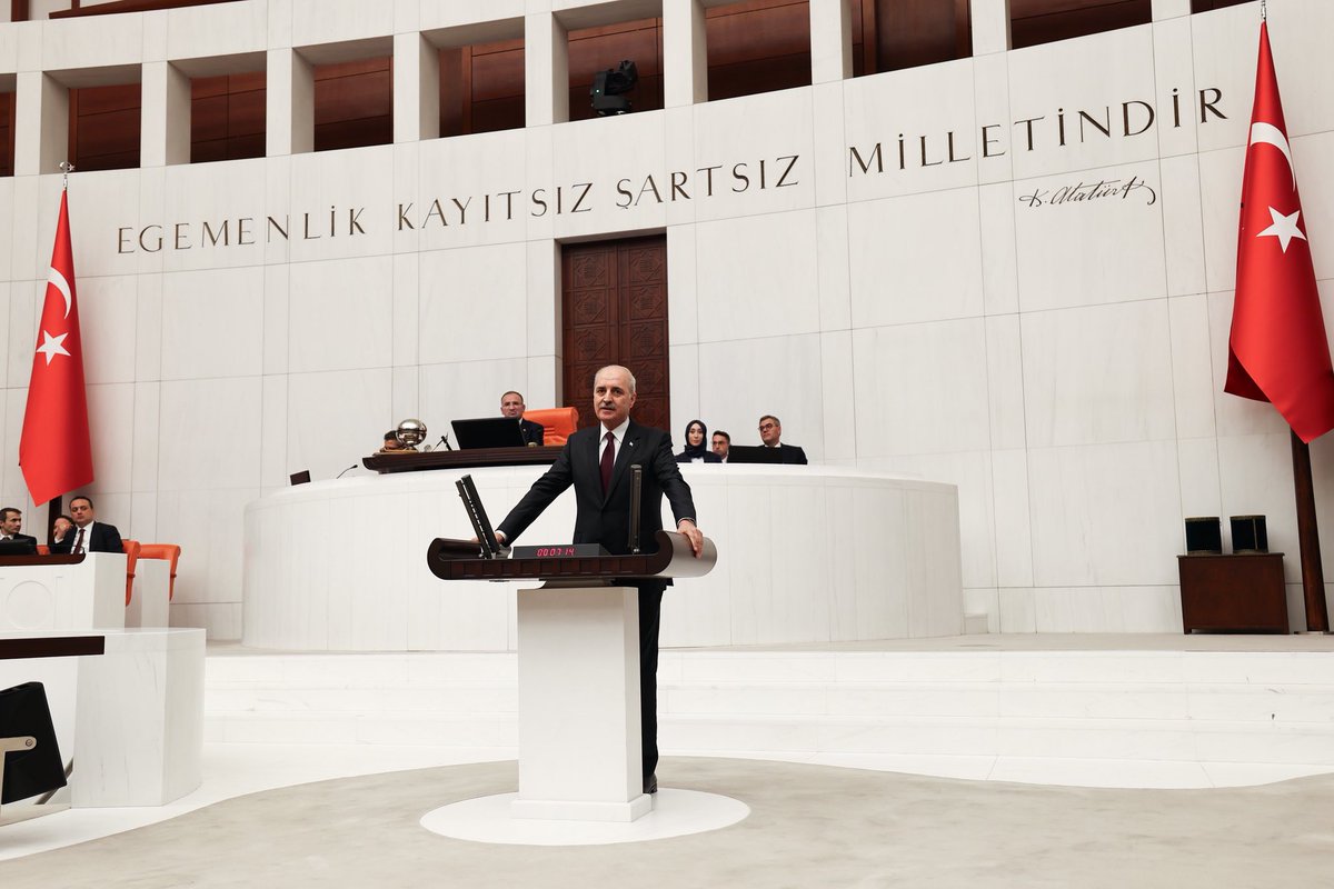 TBMM Genel Kurulu’nda yapılan oylama sonucunda <a href="/TBMMresmi/">TBMM</a> Meclis Başkanımız olarak yeniden seçilen Sayın <a href="/NumanKurtulmus/">Numan Kurtulmuş</a>’u tebrik ediyor, hayırlı olmasını diliyorum.

Ülkemize, demokrasimize ve aziz milletimize hayırlar getirmesini temenni ediyorum.