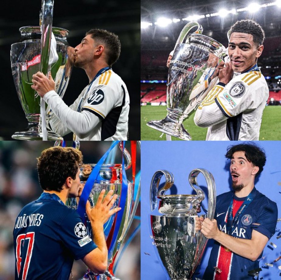 these are the four best midfielders in the world right now.