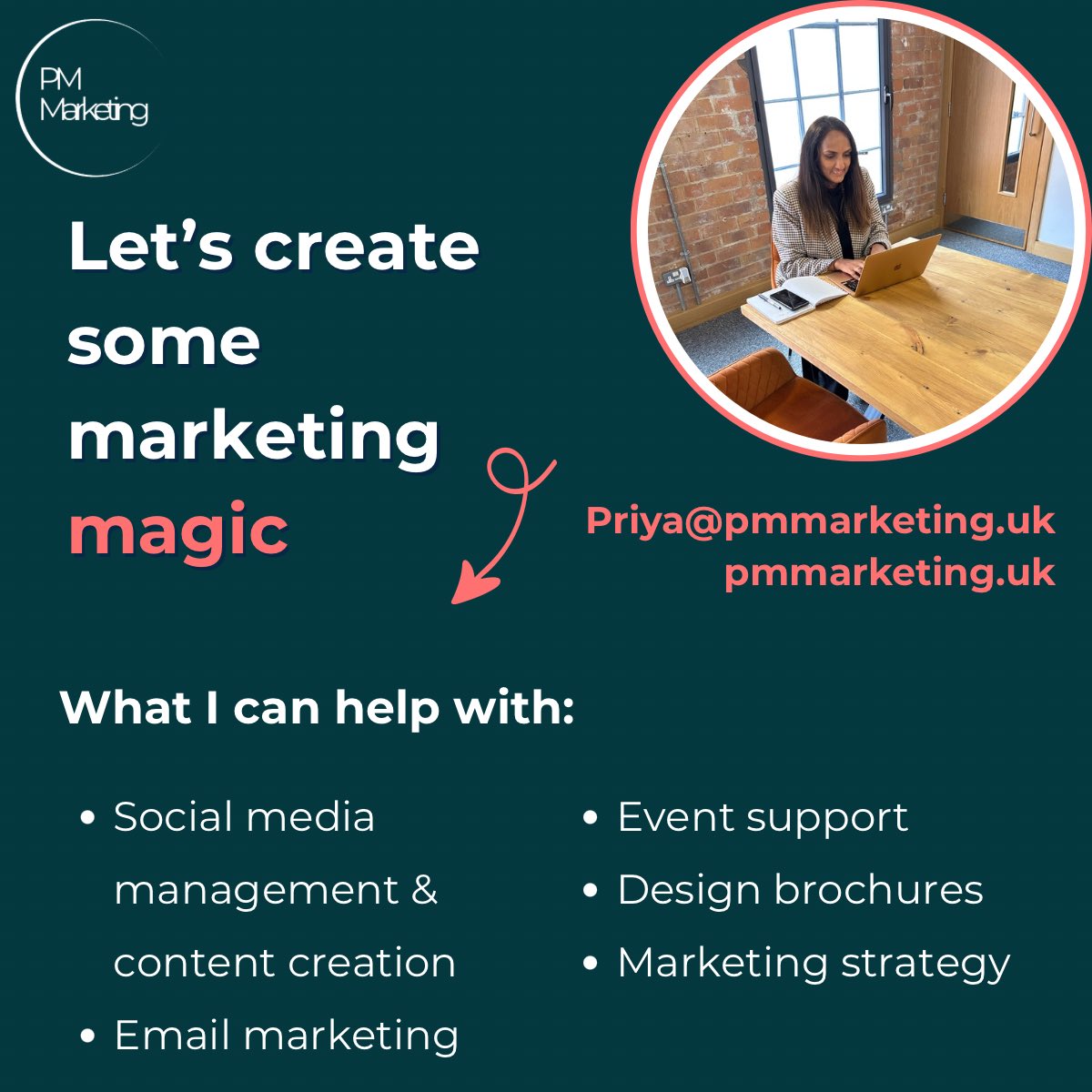 Do get in touch! This is what I do now! 💥