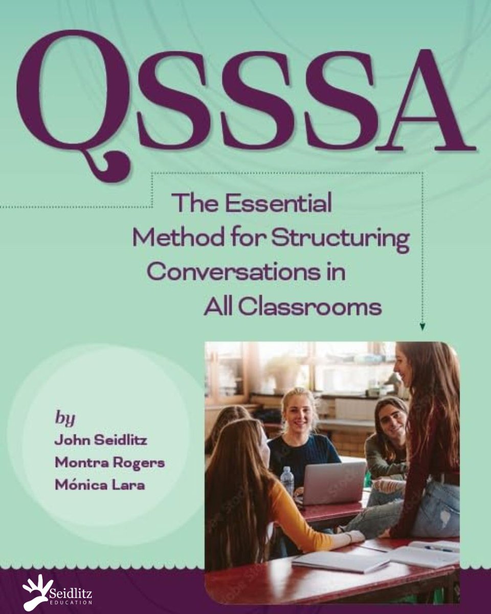 Seidlitz_Ed's tweet image. Did you know that all 7/29 #QSSSA workshop attendees will receive a complimentary copy of our bestselling QSSSA book, written by @JohnSeidlitz @DrMLara, &amp;amp; Montra Rogers? Have you registered yet? buff.ly/MPx218y