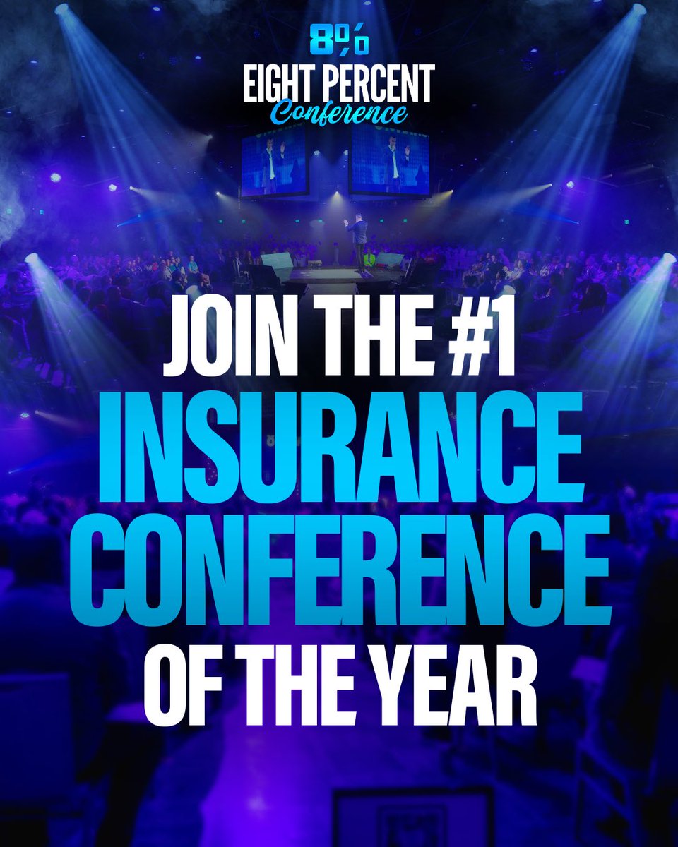 codyeaskins's tweet photo. 8% Nation is for the ones who are hungry to grow, to learn, and to level up.

If you’re wondering what’s next in your journey—this is it.

Just get in the room.

#8PercentNation #InsuranceConference #LevelUp #Breakthrough #AgentLife #Leadership #Entrepreneurship https://t.co/So2aHvfX0R