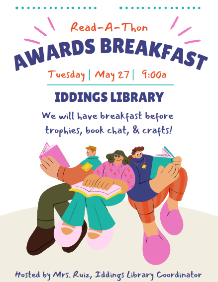 piratenation219's tweet image. Kudos to @Iddings_Elem Readathon Recipients! they were treated to breakfast and received trophies! #pirateproud #merrillvillereads