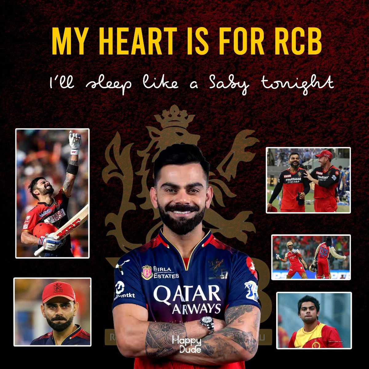 Trolls. Criticism. Rock Bottom. This man saw everything in the past 18 years. For his RCB ❤️ #Kohli