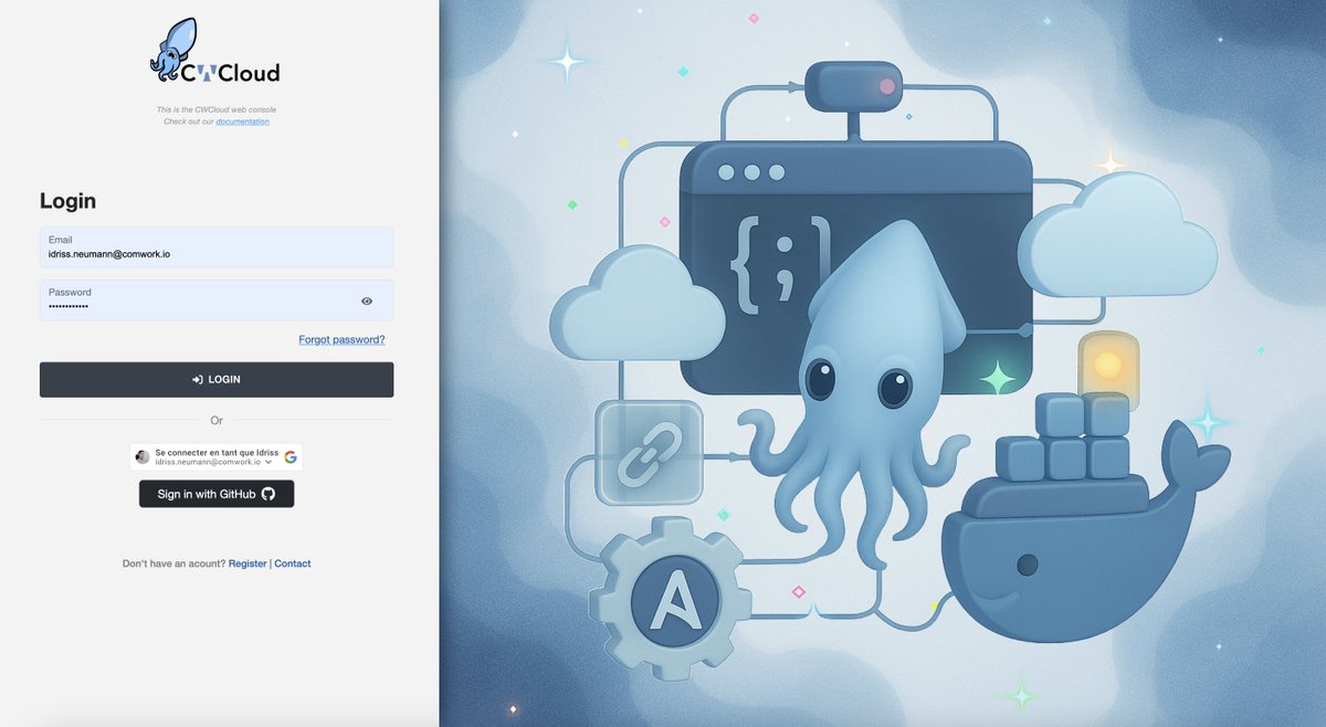 cwcloud_tech's tweet image. New design of cwcloud, do you like it? 🤩