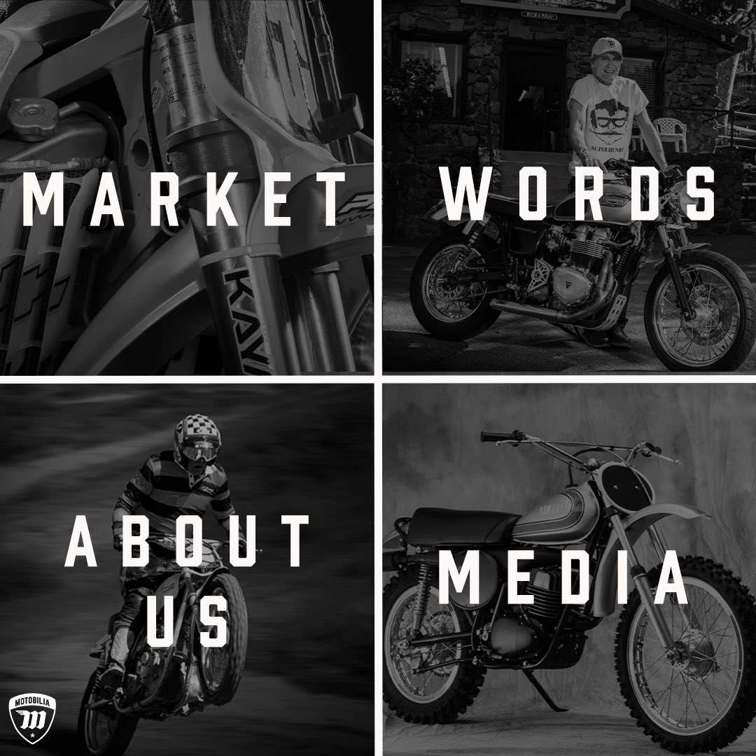 Have you checked out our website? Find items and motorcycles for sale on our market, read articles, see media and more!
Motobilia.com