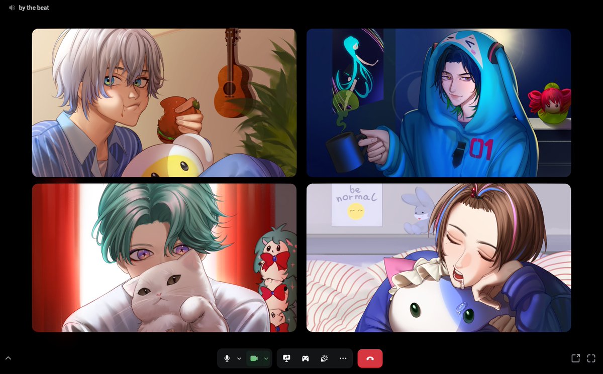 discord call is real #bythebeat #kaepix #FreoChrome #Seiblue #GinjoCanvas