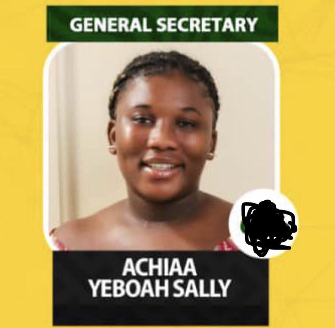 ❗️HISTORY IN KNUST ❗️

Last year, Achiaa Yeboah Sally went unopposed for the position of Africa Hall General Secretary she lost the election, with 348 students voting NO❌ and only 189 voting YES✅

Are we about to witness another record-breaking moment in KNUST students politics