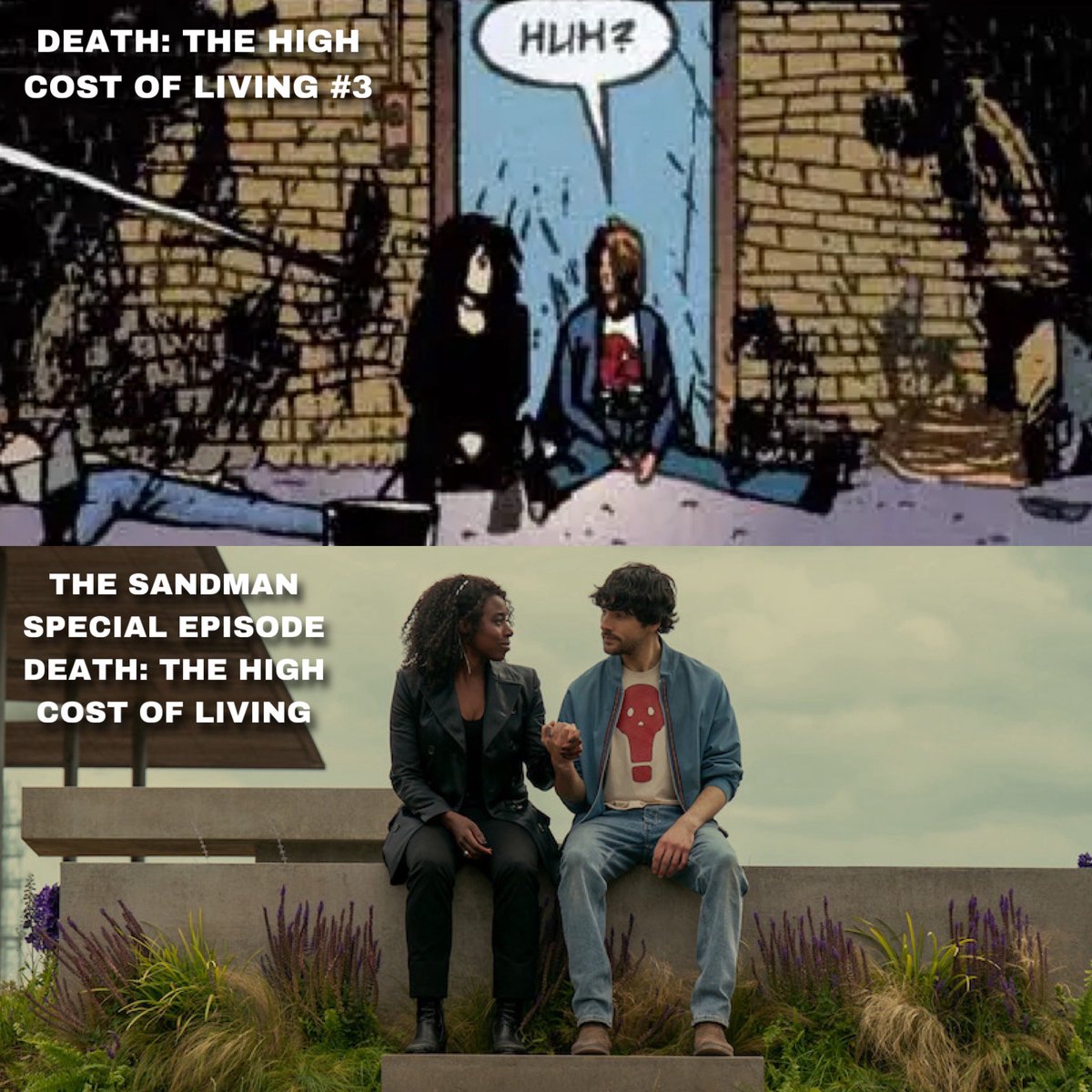 DEATH: THE HIGH COST OF LIVING

the sandman spin-off comic
vs
the special episode in the netflix show

#thesandman #colinmorgan