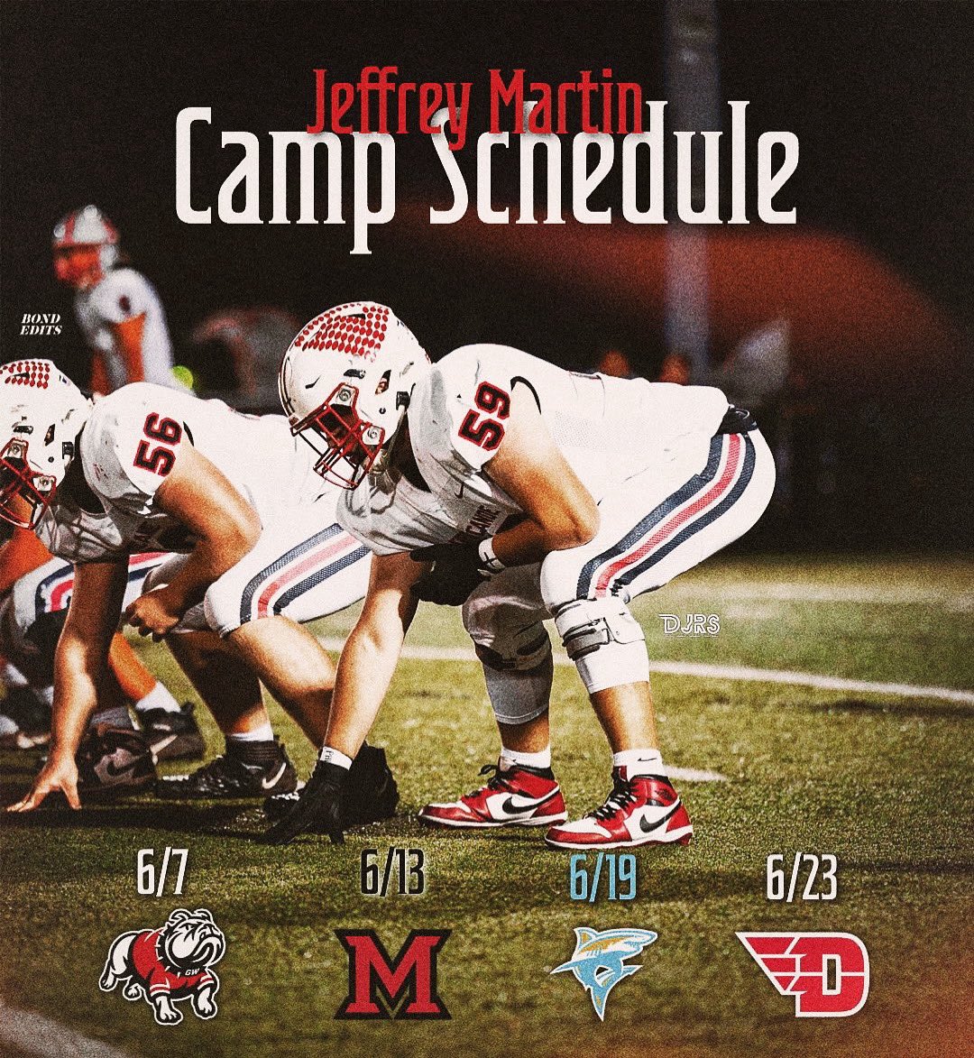 Jeffrey Martin (@jeffreymartin07) on Twitter photo Super Excited to announce my summer camp schedule ! Ready to go work and earn it. <a href="/DJRSwework/">Darren Junior Recruiting Source LLC.</a> <a href="/bondedits15/">Bond Edits</a>
<a href="/TippFB/">Tippecanoe Football π</a>
<a href="/Coach_IPace/">Ian Pace</a> <a href="/CoachTylerJohns/">Tyler Johns</a> <a href="/CoachCully_GW/">Dean Cullison</a> <a href="/Coachjpatton/">James Patton</a> <a href="/John_bowes_/">John Bowes</a> <a href="/CoachMira9/">JJ Mira</a> <a href="/t_demint/">Tyler Demint</a> Super Excited to announce my summer camp schedule ! Ready to go work and earn it. <a href="/DJRSwework/">Darren Junior Recruiting Source LLC.</a> <a href="/bondedits15/">Bond Edits</a>
<a href="/TippFB/">Tippecanoe Football π</a>
<a href="/Coach_IPace/">Ian Pace</a> <a href="/CoachTylerJohns/">Tyler Johns</a> <a href="/CoachCully_GW/">Dean Cullison</a> <a href="/Coachjpatton/">James Patton</a> <a href="/John_bowes_/">John Bowes</a> <a href="/CoachMira9/">JJ Mira</a> <a href="/t_demint/">Tyler Demint</a>