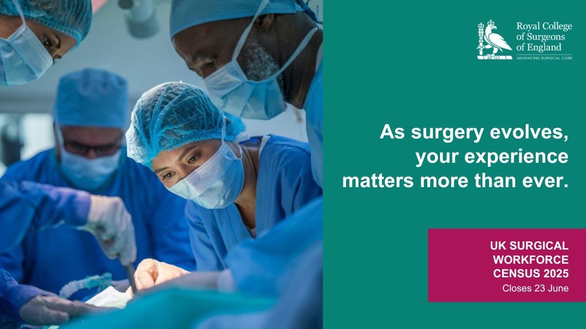 Change starts when you speak up. Share what’s really going on in your team, your hospital and your training to help us push for the improvements you want to see.

Complete the census by 23 June: ow.ly/f1Mg50W3b4b