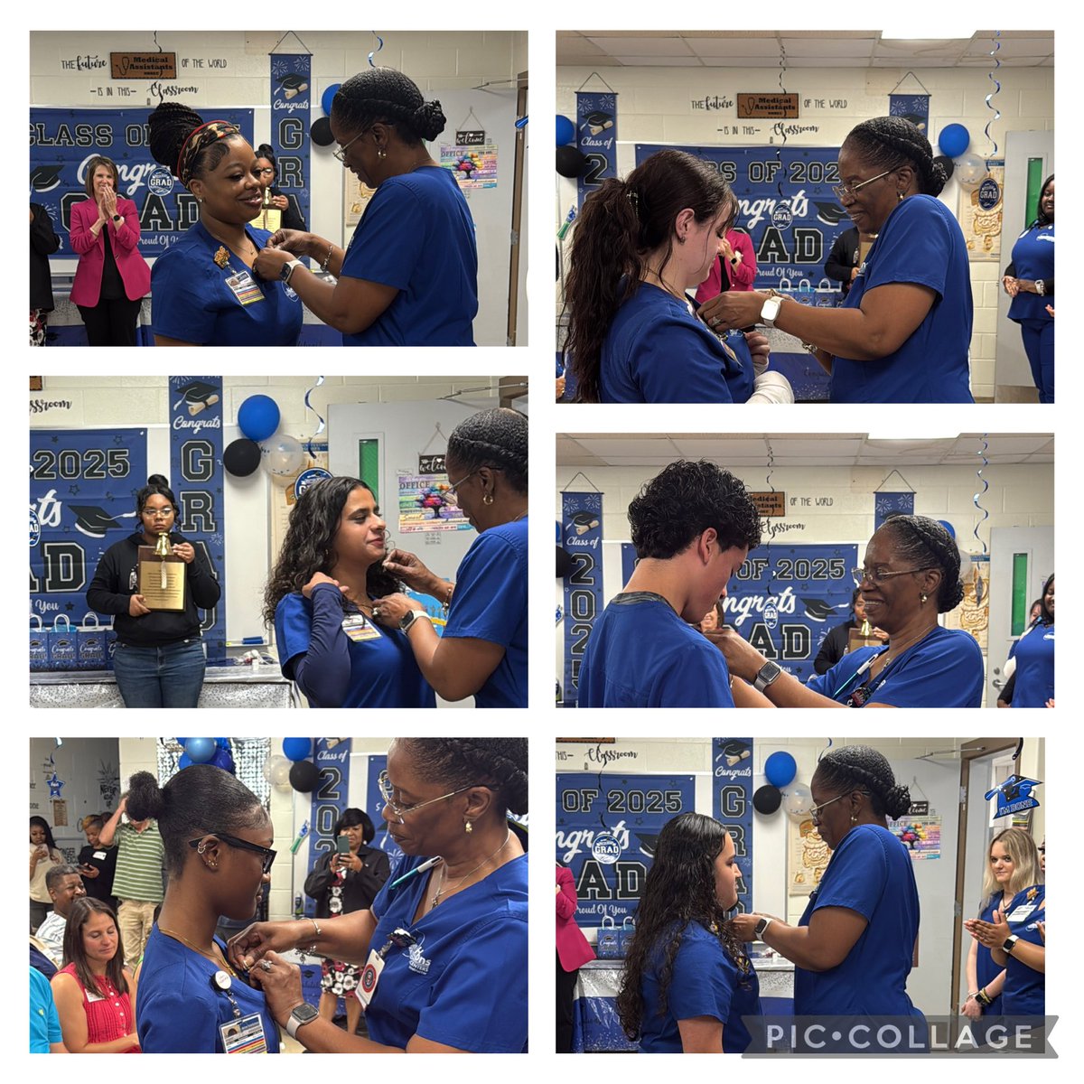NHREC_CTE_BF's tweet photo. Congratulations to our #MedicalAssistant students! The Pinning Ceremony celebrated their hard work, dedication, & resilience. With pride, they rang the bell to mark their official entry into the medical field. We couldn’t be prouder! #ButlerFarmFam
#NHRECCTE
@NHREC_VA https://t.co/rf6WvSXXDb