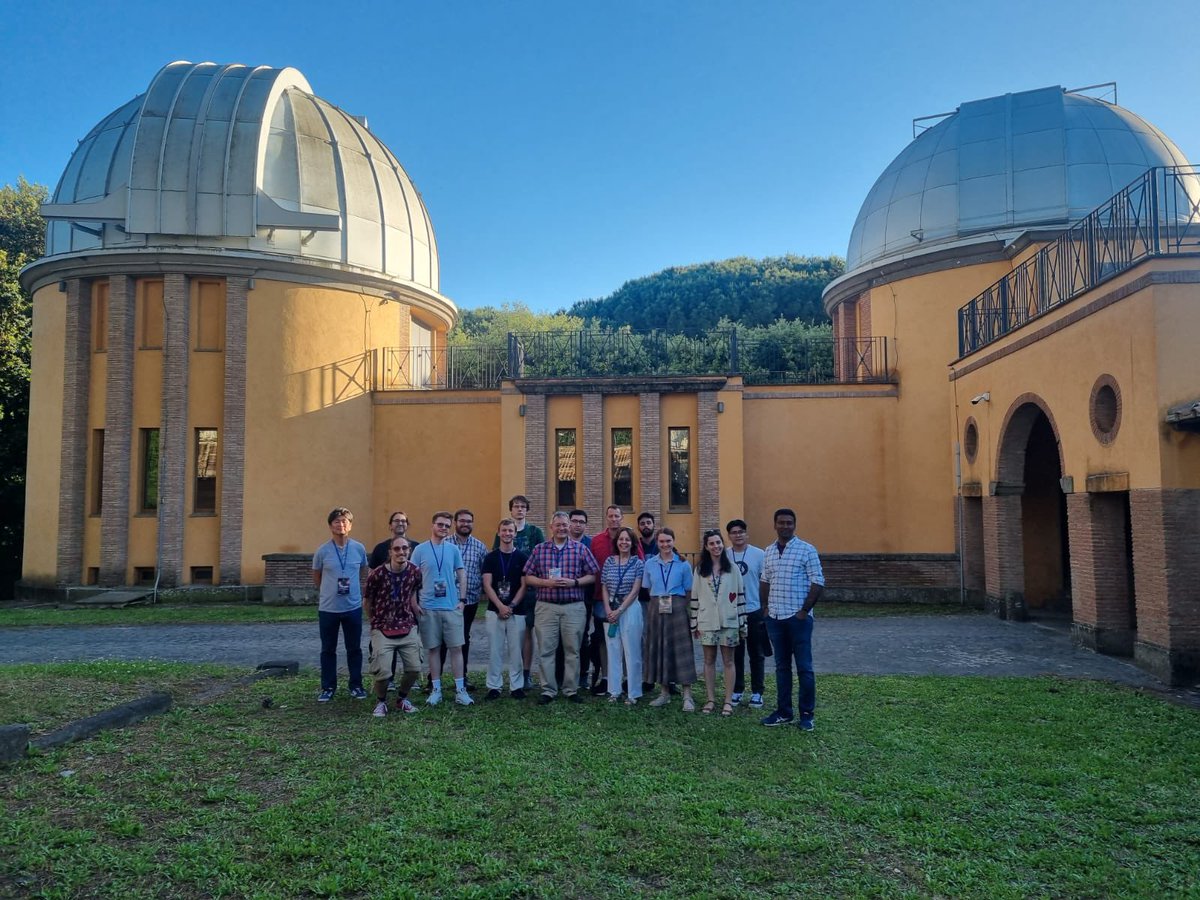 Visita della scuola estiva della Specola Vaticana 2025 #VOSS2025 ai telescopi e ai Giardini delle Ville Pontificie