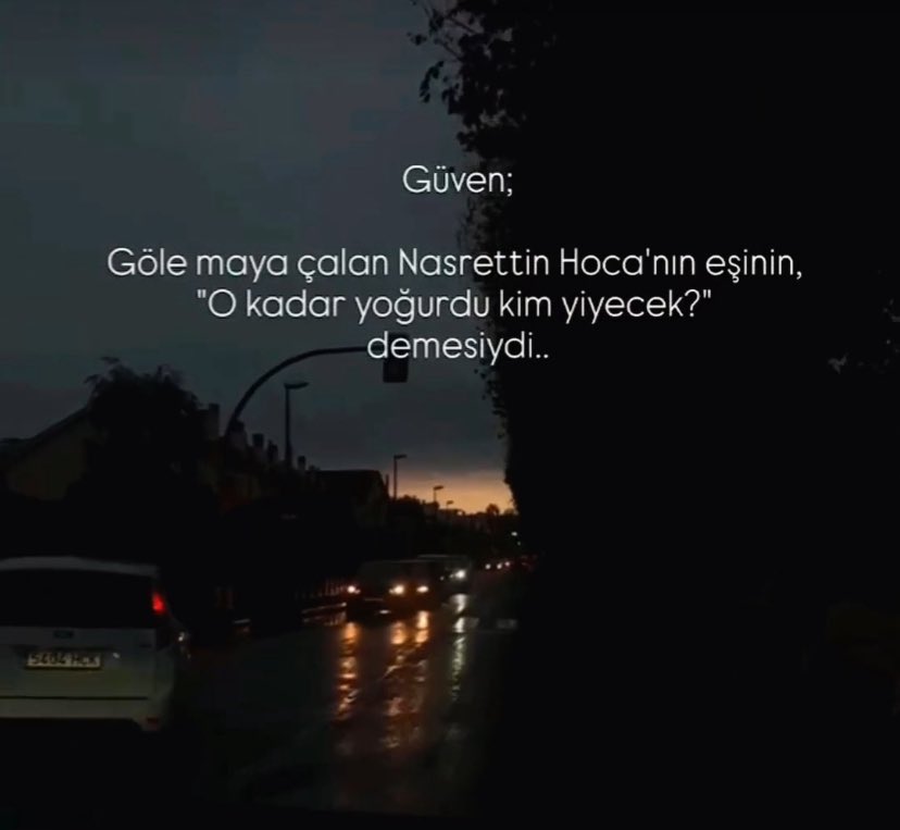 Böyle melankolik şeyler paylaşıyorsunuz ama bence hocanın karısı makara yapmış hocayla
