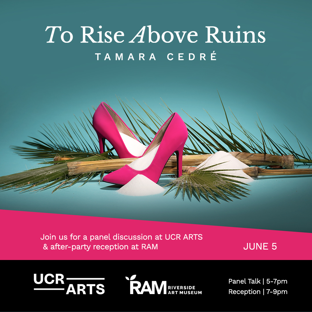 Join us for a panel discussion <a href="/UCRARTS/">UCR ARTS</a>  &amp; after-party reception at Riverside Art Museum
Thursday, June 5

riversideartmuseum.org/exhibitions/ta…

#RiversideArtMuseum #RiversideArtsWalk #UCRArts