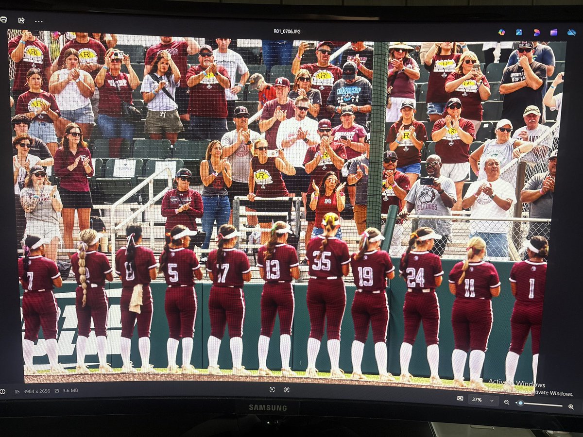vbcoachsav's tweet photo. I had such a great week at the College World Series with our softball team! We are all so proud of them for placing 5th in the nation.

What a great run for a fantastic group of young women! Go Bulldogs! https://t.co/CyxVE6bGFV