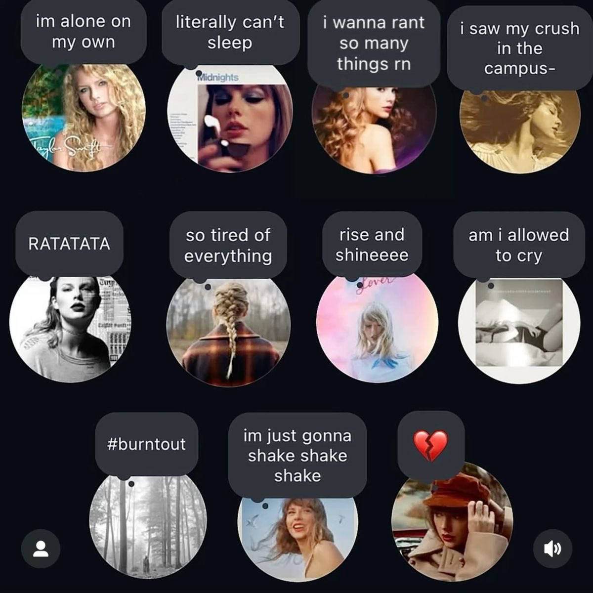 which taylor album are you feeling rn???