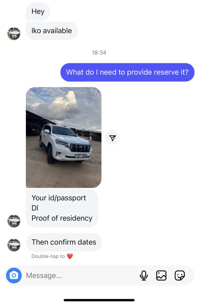 MORE UPDATE

Finally,

There is the PRADO, I will submit my details as well as confirming the dates.