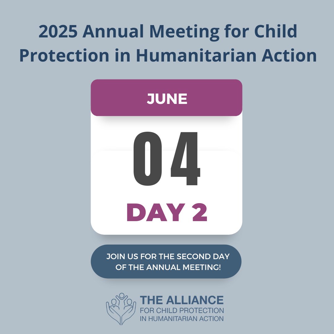 🌍 Day 2 of the #AM2025 is underway!

👥We’re starting with a session on ethically engaging community volunteers in #childprotection case management in West &amp; Central Africa.

📣Let’s keep building from the ground up.
🔗 new.express.adobe.com/webpage/Rj38X5…
#GroundUp #LocalisedApproaches