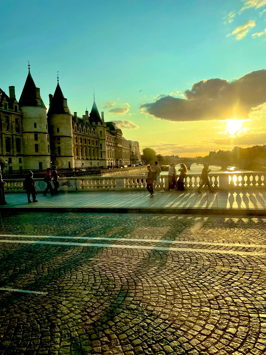 Sunset in Paris….
