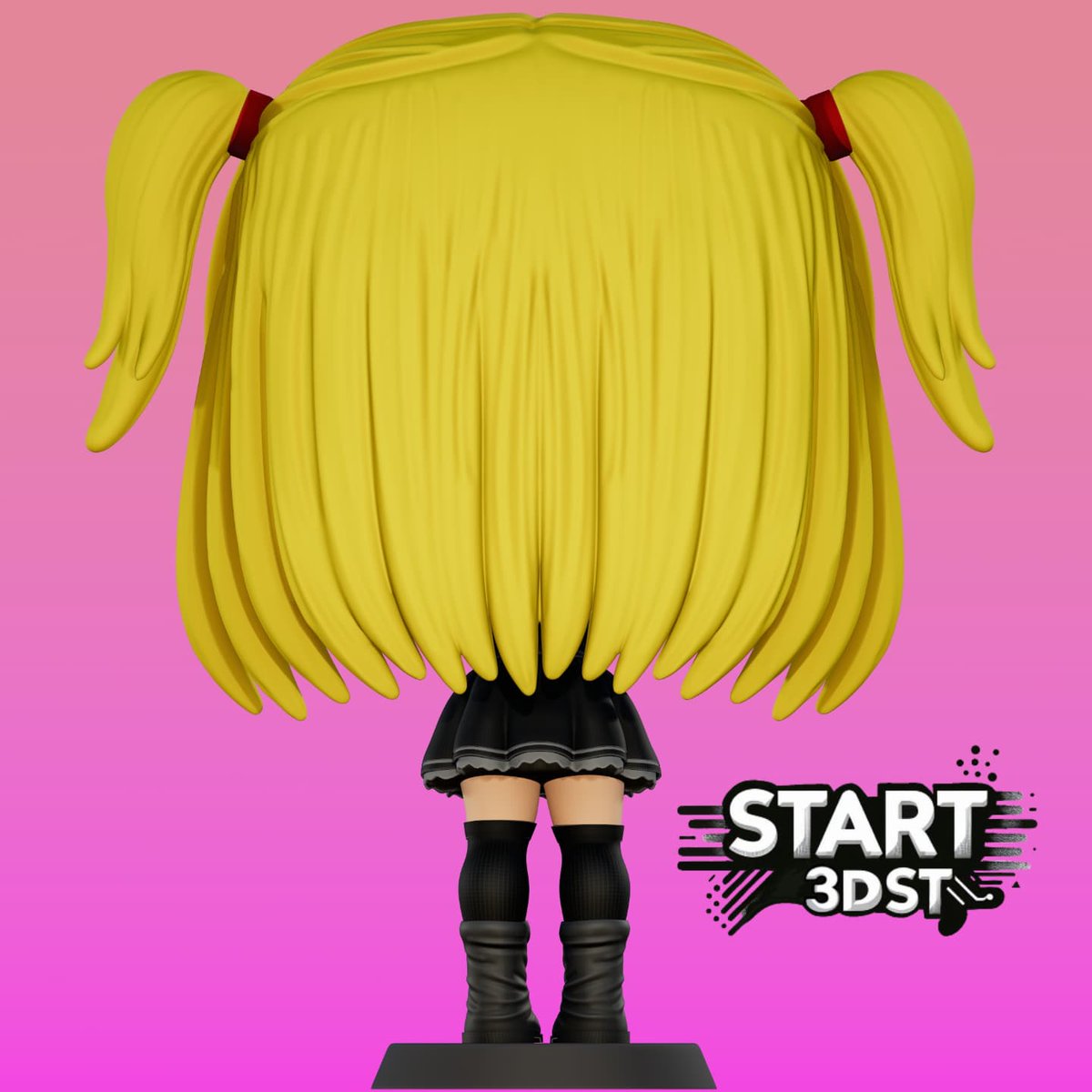 start3dst's tweet photo. Misa Amane Funko-style model.
📢 Attention
#3dstl #3dmodel #ippo #3dart #3d #stl #3dgame #customfunko #anime #3dprint #deathnote #misaamane #zbrush #funko #characterart #zbrushart #zbrushsculpt #sculting #funkopop #customfunkopop #nomadsculpt #anime3d #customfigure https://t.co/pE8FEN3lNS