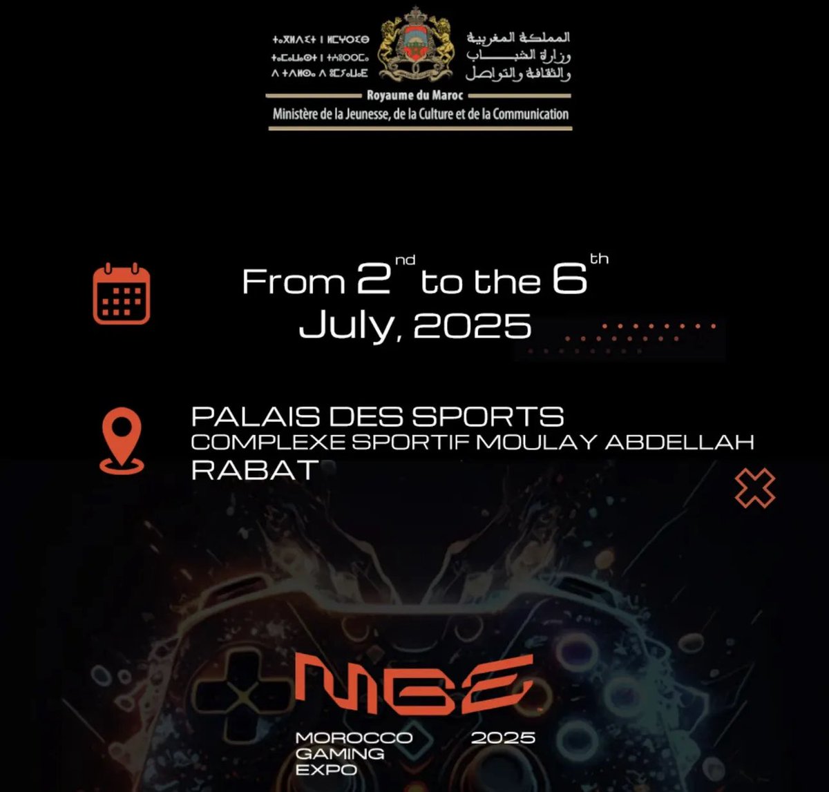 BassyS 🇲🇦 (@bassysaad) on Twitter photo Proud to announce my collaboration with <a href="/mjcc_gov/">MJCC وزارة الشباب والثقافة والتواصل</a> in building the EA FC tournament <a href="/Mgexma/">Morocco Gaming Expo</a> 🇲🇦
I’m truly grateful for this incredible opportunity, words can’t express how much it means 🙏🏻
Get ready for Africa’s biggest and best gaming and esports event ever ! Proud to announce my collaboration with <a href="/mjcc_gov/">MJCC وزارة الشباب والثقافة والتواصل</a> in building the EA FC tournament <a href="/Mgexma/">Morocco Gaming Expo</a> 🇲🇦
I’m truly grateful for this incredible opportunity, words can’t express how much it means 🙏🏻
Get ready for Africa’s biggest and best gaming and esports event ever !
