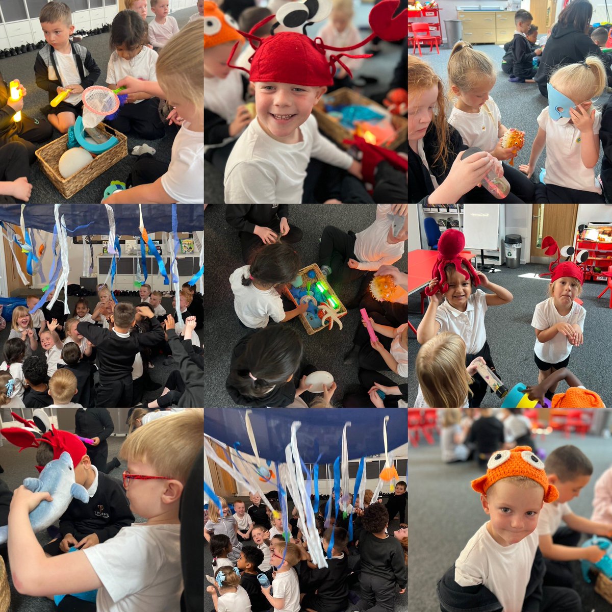 ThorpeBradford's tweet image. 🐠🎶 Our Reception music workshop took a dive under the sea today! The children were transported to an underwater world, exploring rhythm, sound, and imagination deep in the ocean depths. 🌊🦀🐬 Let the aquatic adventure begin! #EYFS #MooMusic  #UnderTheSea @CATAcademyTrust