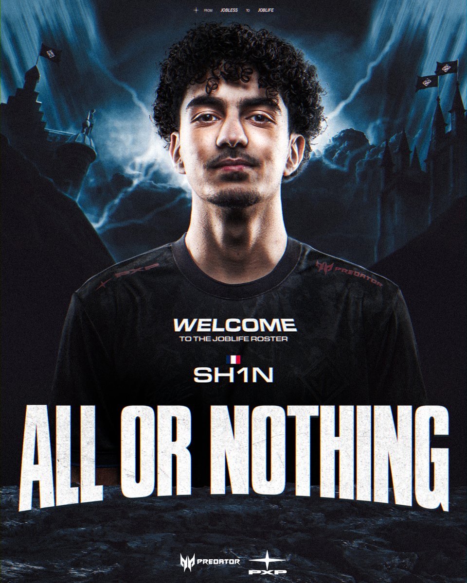 Il nous reste une dernière chance : 𝐂'𝐄𝐒𝐓 𝐓𝐎𝐔𝐓 𝐎𝐔 𝐑𝐈𝐄𝐍. 

Et on va 𝐓𝐎𝐔𝐓 prendre. En commençant par une arrivée de taille.

Bienvenue <a href="/shinVALORANT/">VIT sh1n</a> 💙❤️

#JOBLIFE