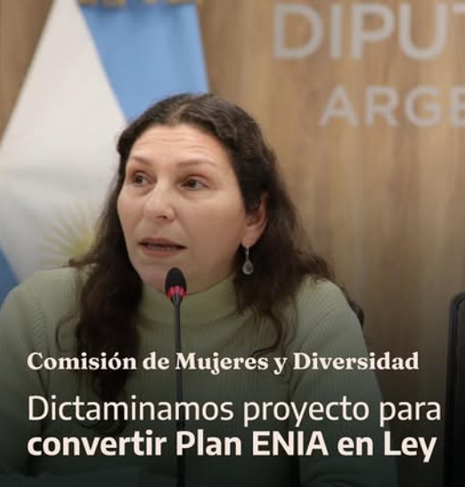 LA COMISIÓN DE MUJERES Y DIVERSIDAD TRATÓ EL PLAN ENIA
El ENIA es: 1) ESI antinatalista, y asesorías en “salud (no) reproductiva” en escuelas y centros de salud; 2) Distribución de anticonceptivos de larga duración (DIU e implantes) y 3) Aborto en menores. notivida.org/boletines/1383…