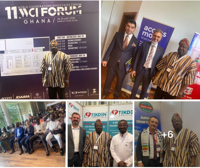 NanungPeace's tweet photo. NPI, led by Executive Director Mr. Alhassan Somed Dasana, joined the 11WCI Forum in Accra, engaging Turkish health &amp; agri partners for future collaborations to benefit Nanung, the North &amp; Ghana. #11WCIFORUM #Turkey 
#nanungpeaceinitiative https://t.co/GV9toIHkMG