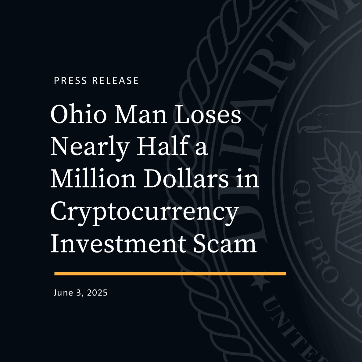 NDOHnews's tweet image. It started as a friendly connection on LinkedIn for one victim in Cuyahoga County, while another met her scammer through a dating app. Read more: justice.gov/usao-ndoh/pr/o…
@FBICleveland