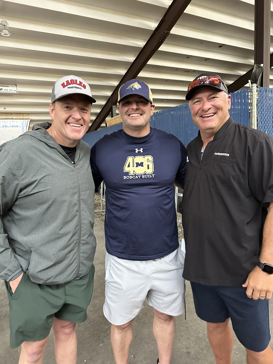 A year later, still being a camp dad, now a different school, got to spend time with Pete and another former player! Two great leaders on and off the field while at Augie. They are now having great success as leaders of their families &amp; all they’re around. Proud of you both!