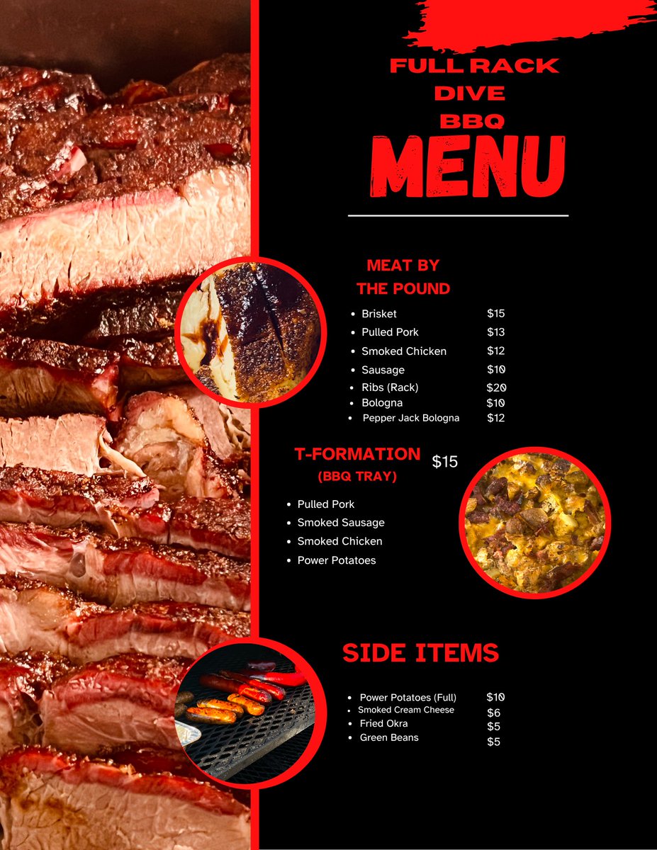 FullRackDiveBBQ's tweet image. Focus on cheering on the Hogs and let us cook for you or your watch party in NWA. Hog specials: order exceeds $50 you get 2 free sides, exceeds $100 and we will add an extra RACK onto your order on us. Woo Pig!!