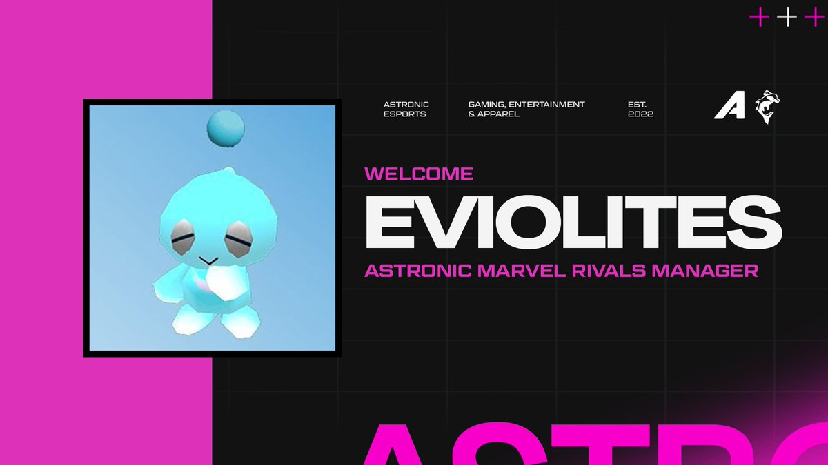 We've got a brand new member of staff to announce...

Please welcome <a href="/EviolitesMR/">Eviolites</a>, our brand new Marvel Rivals Manager!

#ASTRWIN