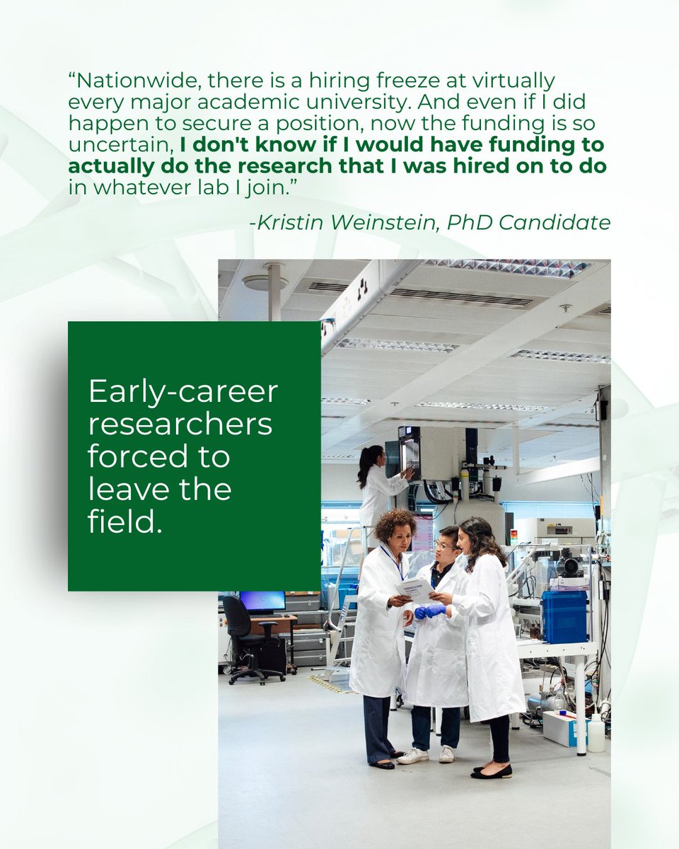 This is what inaction looks like. Promising trials paused. Researchers leaving the field. Progress stalled.

Underfunding cancer research has real consequences, for patients and for science.

Read more:
bit.ly/ThisAmericanLi…
cbsn.ws/3Hk0KhN

#RestoreTheResearch