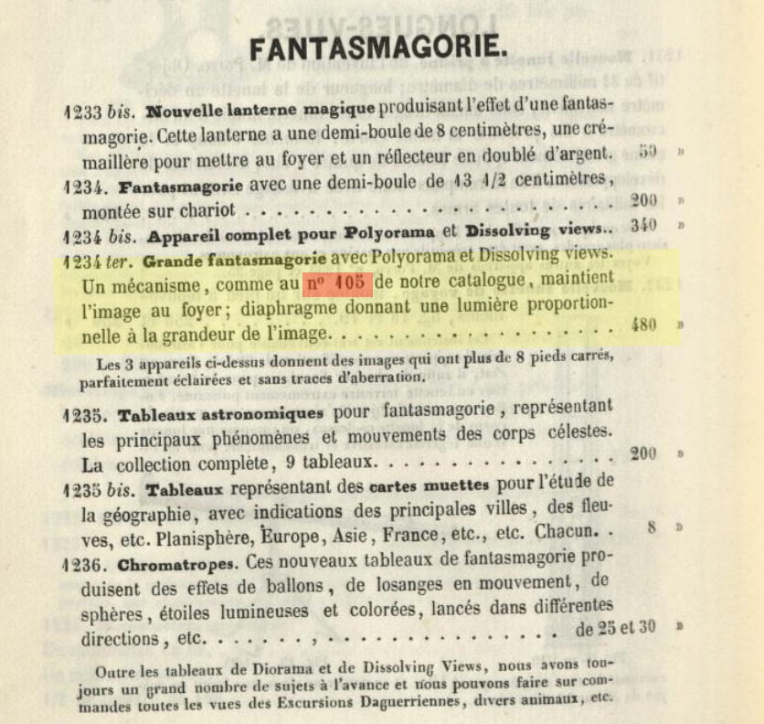 RealPreCinema's tweet image. The description in the Lerebours et Secretan catalogue and the Girona Fantascope closely match, as we see below on page 16 (the 1850 catalogue).