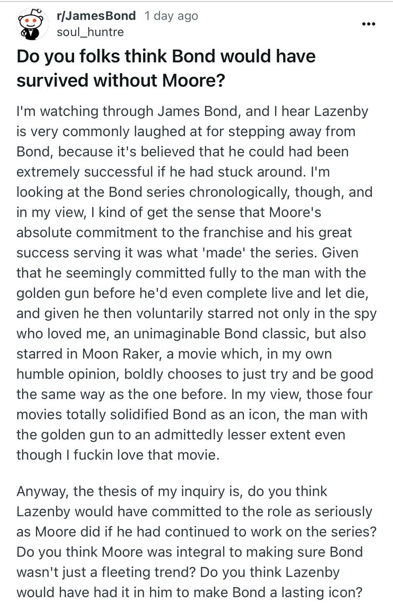 ClassicSpyChic's tweet photo. Interesting topic from Reddit. Thoughts? https://t.co/QddG0OIlLL