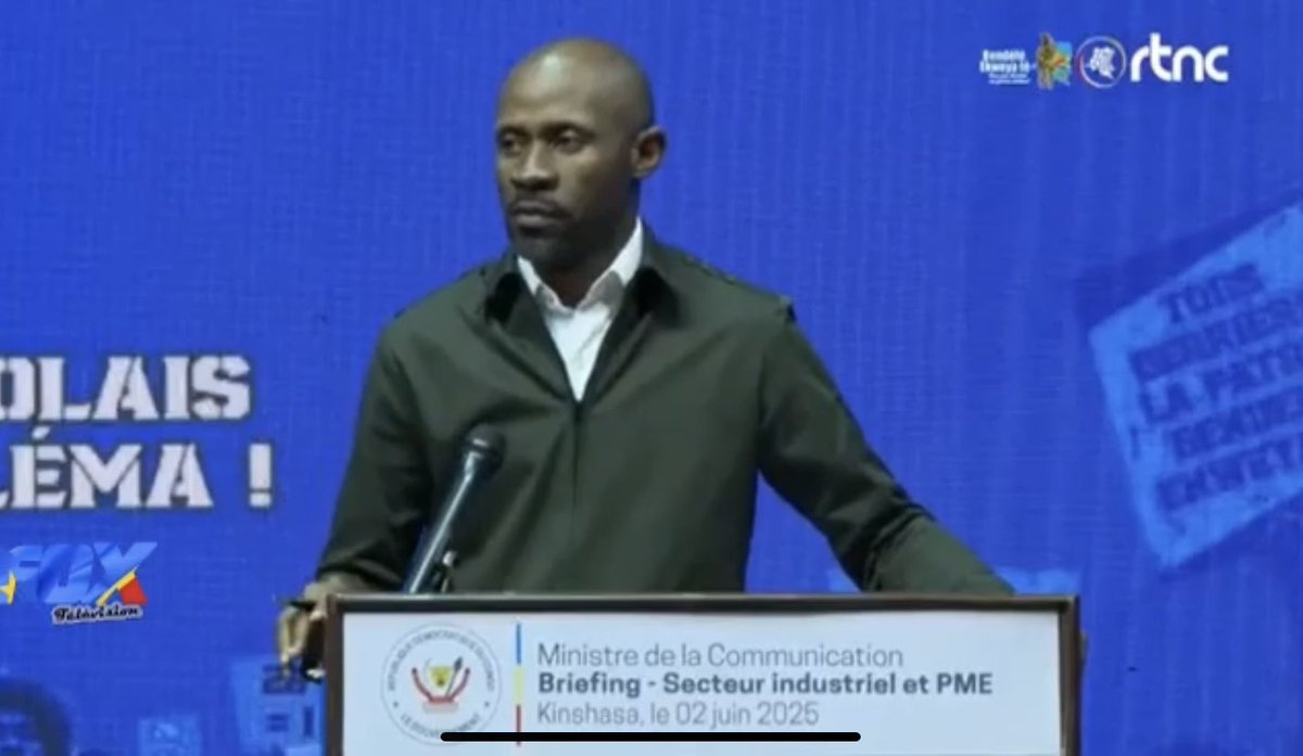 L'oeil intelligent 👁️ (@onesimemuamba) on Twitter photo Face aux fausses alertes de détournement des deniers publics,
le ministre de la Communication et Porte-Parole du Gouvernement <a href="/PatrickMuyaya/">Patrick Muyaya</a> déplore une campagne malsaine orchestrée par les ennemis du régime de Félix Tshisekedi. ✌️
<a href="/LesMuyaya/">Les Amis de PATRICK MUYAYA</a>
<a href="/Marechal001/">𝕷𝖊 𝕸𝖆𝖗é𝖈𝖍𝖆𝖑 👑</a>
<a href="/MageNdaya/">🇨🇩𝐋𝐄 𝐑𝐎𝐈 𝐌𝐀𝐆𝐄 👑🕊️</a> Face aux fausses alertes de détournement des deniers publics,
le ministre de la Communication et Porte-Parole du Gouvernement <a href="/PatrickMuyaya/">Patrick Muyaya</a> déplore une campagne malsaine orchestrée par les ennemis du régime de Félix Tshisekedi. ✌️
<a href="/LesMuyaya/">Les Amis de PATRICK MUYAYA</a>
<a href="/Marechal001/">𝕷𝖊 𝕸𝖆𝖗é𝖈𝖍𝖆𝖑 👑</a>
<a href="/MageNdaya/">🇨🇩𝐋𝐄 𝐑𝐎𝐈 𝐌𝐀𝐆𝐄 👑🕊️</a>