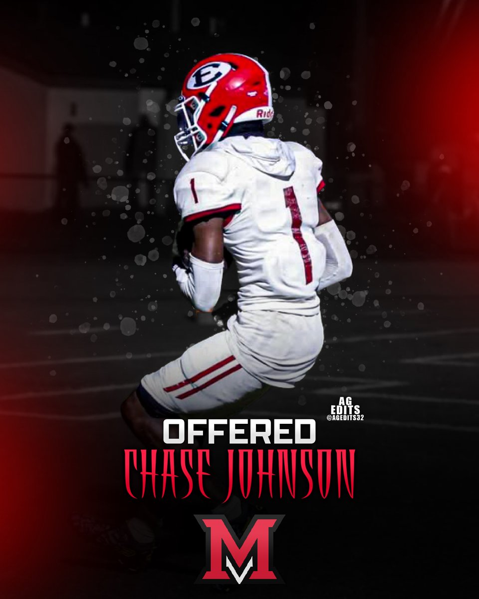 4 Star 2027 CB <a href="/ChaseJohnson102/">Chase Johnson</a> has been offered by Miami (OH) 

Out of Emanuel County Institute 

<a href="/RecruitGeorgia/">Recruit Georgia</a>